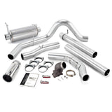Banks Power 01-03 Ford 7.3L 275HP w/Cat (MT) Monster Exh w/ Power Elbw - SS Single Exh w/ Chrome Tip - 48660