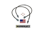 Superlift 71-78 GM Pickup/Blazer/Suburban with 8-12in Lift Kit (Pair) Bullet Proof Brake Hoses - 91345