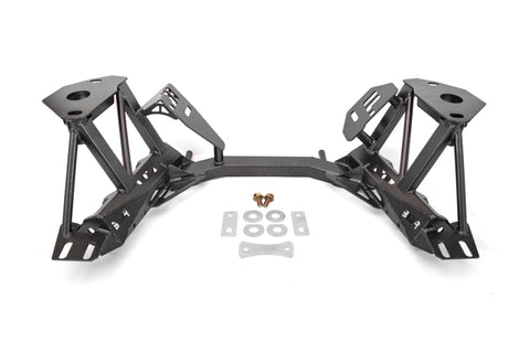 BMR 79-95 Ford Mustang K-Member Premium Version w/Spring Perches - Black Hammertone - KM733H