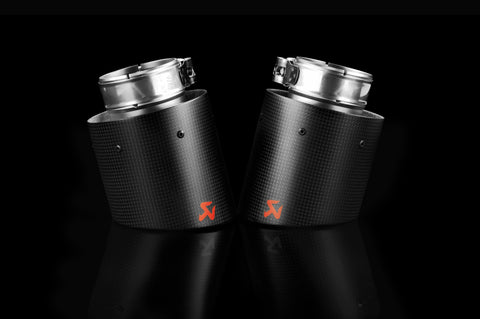 Akrapovic 09-12 Volkswagen Golf GTD (VI) Tail Pipe Set (Carbon) - TP-VWGMK6-CA