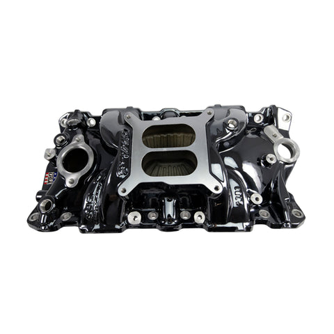 Edelbrock 55-86 Chevy SB Performer EPS Intake Manifold - Black Plasma Finish - 2701-BP