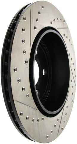 StopTech 05-09 Chrysler 300 (5.7L V8 exc SRT-8) Rear Left Slotted & Drilled Rotor - 127.63062L