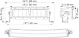 Hella Universal Black Magic 21.5in Tough Double Row Curved Light Bar - Spot & Flood Light - 358197601