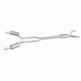 MagnaFlow Cat-Back Stainless Dual Split Rear Exit 4in Polished Tips 11-15 Chevy Camaro 3.6L V6 - 15353