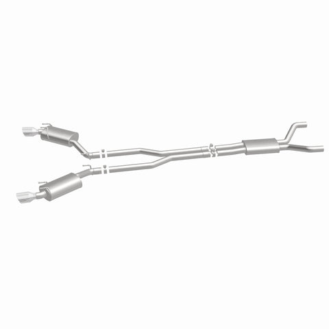 MagnaFlow Cat-Back Stainless Dual Split Rear Exit 4in Polished Tips 11-15 Chevy Camaro 3.6L V6 - 15353