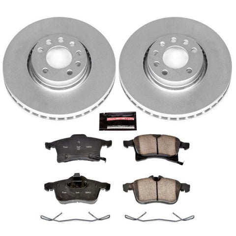 Power Stop 2008 Saturn Astra Front Z23 Evolution Sport Coated Brake Kit - CRK4738