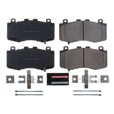 Power Stop 18-19 Jeep Grand Cherokee Front Z23 Evolution Sport Brake Pads w/Hardware - Z23-6006