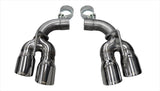Corsa 2017-2024 Chevy Camaro SS 2.75in Inlet / 4in Outlet Polished Tip Kit (For Corsa Exhaust Only) - 14774