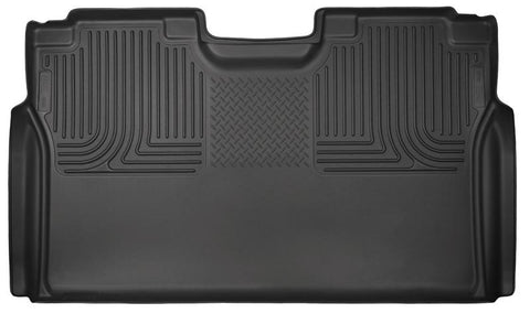 Husky Liners 15-23 Ford F-150 SuperCrew Cab WeatherBeater Black 2nd Seat Floor Liner - 19371