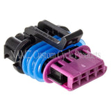 NAMZ 06-16 V-Twin Delphi OEM Ignition Coil/Idle Speed Sensor/Fuel Pump Connector (HD 72066-06A) - ND-15354716-B