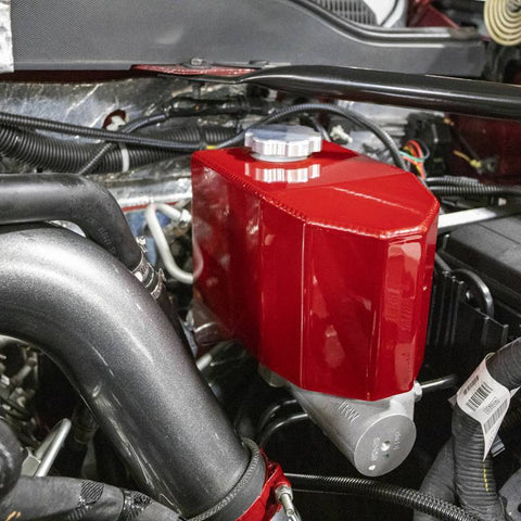 Wehrli 01-19 Chevrolet LB7/LLY/LBZ/LMM/LML/L5P Duramax Brake Master Cylinder Cover - Bengal Red - WCF100205-BR