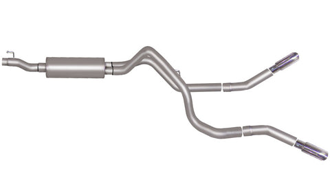 Gibson 06-08 Dodge Ram 1500 Laramie 5.7L 2.5in Cat-Back Dual Extreme Exhaust - Stainless - 66550