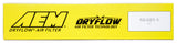 AEM 95-02 Toyota 4 Runner 3.4L / 92-97 Lexus SC300/SC400 3.0L/4.0L DryFlow Air Filter - 28-20054