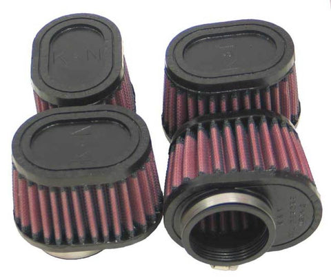 K&N Filter Universal Rubber Filter Oval Tapered 4in Base O/S L x 3.5in Top O/S L x 2.75in H - RU-1824