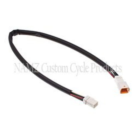 NAMZ 16-23 V-Twin Dyna/Softail Throttle-By-Wire Handlebar Wire Extension Harness 4in. - NTBW-J04