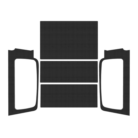 DEI 04-06 Jeep Wrangler LJ Unliminted Headliner Complete Kit - Black - 50601