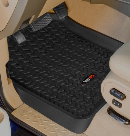 Rugged Ridge Floor Liner Front Black 2004-2008 Ford F-150 Raptor / Regular / Extended - 82902.01