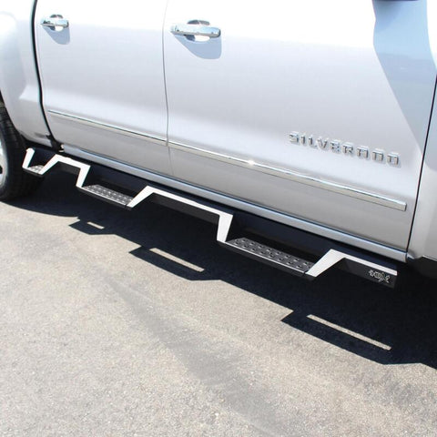 Westin 07-18 Chevrolet Silverado 1500 CC 5.5ft Bed HDX Drop W2W Nerf Step Bars - Tex. Blk - 56-534565
