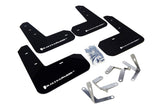 Rally Armor 13-17 Subaru BRZ / Scion FR-S Black UR Mud Flap w/ White Logo - MF23-UR-BLK/WH