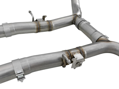 aFe MACH Force-Xp 3in 304 SS Cat-Back Exhaust 15-20 Dodge Charger Hellcat V8-6.2L (sc) / 392 V8-6.4L - 49-32070