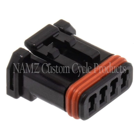 NAMZ JAE MX-1900 4-Position Female Black Socket Housing (HD 72908-11) - NJ-4S51
