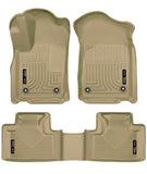 Husky Liners 16-22 Dodge Durango Weatherbeater Tan Front & 2nd Seat Floor Liners - 99153