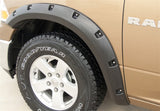 Lund 09-17 Dodge Ram 1500 RX-Rivet Style Textured Elite Series Fender Flares - Black (4 Pc.) - RX204T