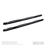 Westin 2019 Chevrolet Silverado Double Cab w/ 6.5in Bed PRO TRAXX 5 W2W Oval Nerf Step Bars - Black - 21-534715
