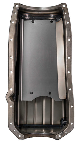 Moroso 65-Up Oldsmobile V-8 (330-455) Marine Stroker Box Sump Flat Bottom 10qt 7.25in Steel Oil Pan - 21631