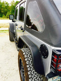 DV8 Offroad 07-18 Jeep Wrangler JK Front & Rear Flat Tube Fenders - FENDB-02