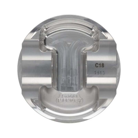 Manley Toyota 2JZGTE 86.5mm Bore +.5mm Oversized 10.0:1 CR Flat Top Piston Set with Rings - 609105C-6
