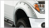 Bushwacker 06-14 Nissan Frontier Styleside Boss Pocket Style Flares 4pc 73.3in Bed - Black - 71907-02