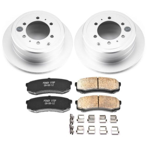 Power Stop 96-97 Lexus LX450 Rear Z17 Evolution Geomet Coated Brake Kit - CRK1156