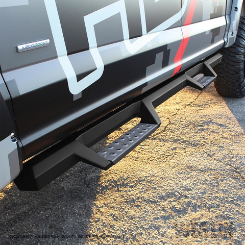 Westin/HDX Stainless 15-18 Ford F-150 SC/17-18 F-250/F-350 CC Drop Nerf Step Bars - Textured Black - 56-139452