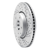 R1 16-25 Mazda Cx-5 Front Right Drilled & Slotted Geo-Carbon Rotor - 830-80076R
