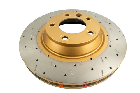 DBA 3/06-08 Audi Q7 Front Drilled & Slotted 4000 Series Rotor - 42246XS