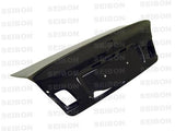 Seibon 99-04 BMW 3 Series 4DR E46 CSL Style Carbon Fiber Trunk Lid and Hatch - TL9904BMWE464D-C