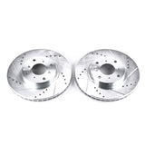 Power Stop 93-96 Honda Prelude Front Evolution Drilled & Slotted Rotors - Pair - JBR707XPR