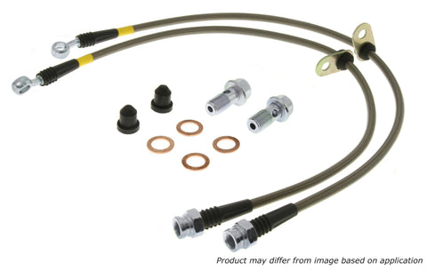 StopTech Stainless Steel Front Brake Lines 98-07 Toyota Land Cruiser - 950.44010
