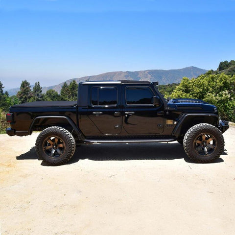 Westin 20-24 Jeep Gladiator Outlaw Running Board - Textured Black - 28-34165