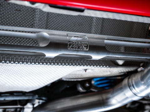 AWE Tuning BMW F8X M3/M4 Track Edition Cat-Back Exhaust - Diamond Black Tips - 3020-43087