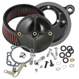 S&S Cycle 93-99 BT w/ Super E/G Carb Stealth Air Cleaner Kit w/o Cover - 170-0057