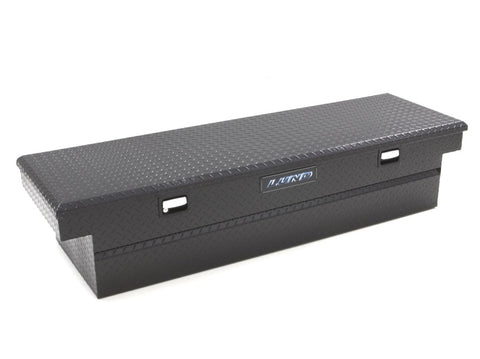 Lund Universal Aluminum Single Lid Cross Bed Box - Black - 79100DB