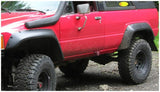 Bushwacker 84-88 Toyota Cutout Style Flares 2pc - Black - 31009-11