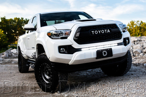Diode Dynamics 16-21 Toyota Tacoma SS30 Stealth Lightbar Kit - Amber Combo - DD6075
