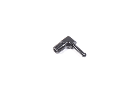 Radium Engineering 1/8in NPT Male to 3/16in Barb 90 Degree Fitting - 14-0344