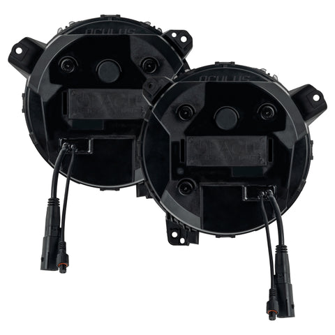 Oracle Oculus Bi-LED Projector Headlights for Jeep JL/Gladiator JT Satin Silver 5500K - 5839-504-PSC