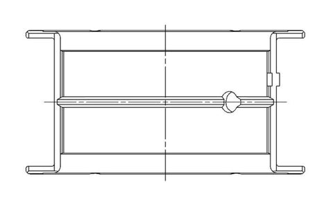 ACL **Coated** Chev. V8 267-305-327-350 Race Series Engine Crankshaft Main Bearing Set - 5M909HC-001