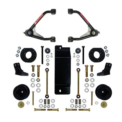 Skyjacker 2007-2014 GM 1500 SUV 4WD 3.5-4in UCA Lift Kit w/Rear Shock Brackets - C7350V