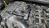J&L 16-23 Dodge Durango / Jeep Grand Cherokee 3.6L Oil Separator 3.0 Passenger Side - Clear Anod - 3074P-C